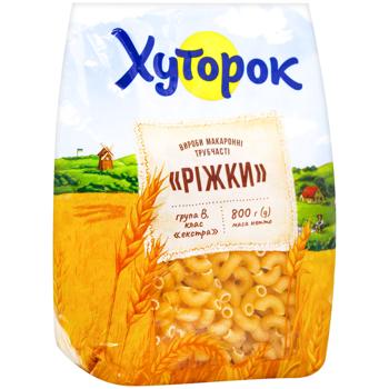 Макаронні вироби Хуторок Ріжки 800г - купити, ціни на NOVUS - фото 2