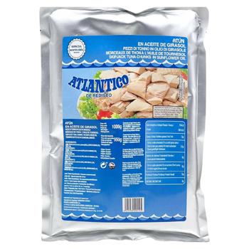 Тунець в соняшниковій олії BAY MAR Atun Atlantico 1000/950г. пакет - купити, ціни на Grono - фото 1