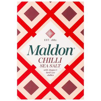 Сіль пластівцями з перцем чилі 100г. Maldon - купити, ціни на Grono - фото 1