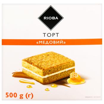 Торт Rioba Медовый 500г - купить, цены на - фото 4