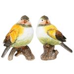 Статуетка Bona Di Пташка на пеньку декоративна 8,5х6,5х11,5см в асортименті