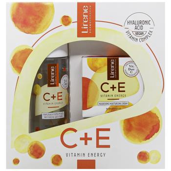 Lirene C+E Moisturizing Cleansing Foam 150ml and Nourishing Face Cream 50ml Gift Set - buy, prices for Auchan - photo 2