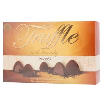 Biscuit-Chocolate Truffle With Brandy Sweets 200g - buy, prices for Za Raz - photo 2