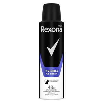 Rexona Men Invisible Ice Fresh Spray Antiperspirant 150ml