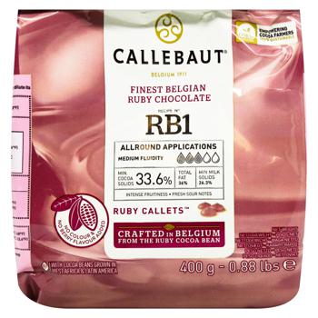 Шоколад Callebaut Ruby 33,6% 400г - купити, ціни на За Раз - фото 2