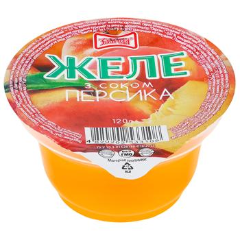 Желе Злагода з соком персика 120г - купить, цены на Эпицентр FOOD - фото 1