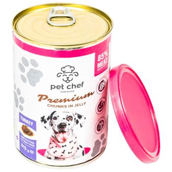Pet Chef Wet Food with Turkey for Dogs 415g - buy, prices for MasterZoo - photo 3