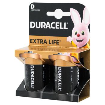 Батарейки Duracell D щелочные 2шт - купить, цены на METRO - фото 2