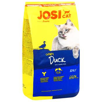 Корм сухий Josera JosiCat Crispy Duck з качкою для дорослих котів 650г - купити, ціни на MasterZoo - фото 2