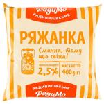Ряженка РадиМо 2,5% 400г