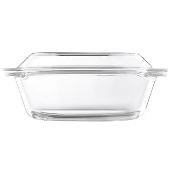 Форма для запекания Ardesto Black Mars круглая с крышкой 1,5л