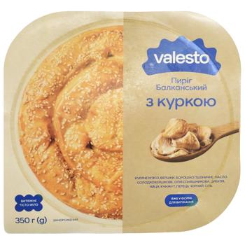 Пирог Valesto Балканский с курицей в сливочном соусе замороженный 
350г