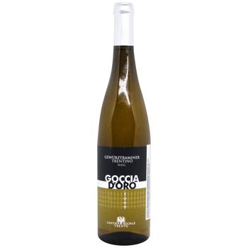 Goccia D'Oro Gewurztraminer Trentino White Semi-dry Wine 14.5% 0.75l