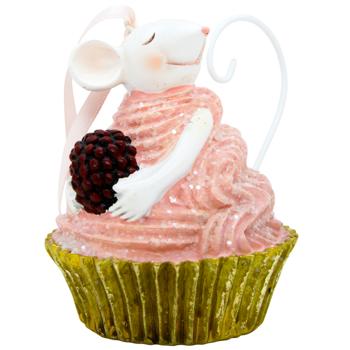 Декоративна підвісна фігурка Мишка в капкейці 11см 3 дизайни 838-440 BONADI 1 шт - купити, ціни на WINETIME - фото 3