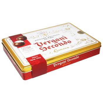 Конфеты Vergani Ассорти Винтаж красная коробка 200г - купить, цены на КОСМОС - фото 4