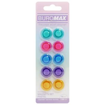 Buromax Pastel Magnet Set 10pcs*20mm