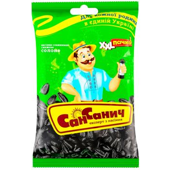 San Sanych Salt Fried Sunflower Seeds 240g - buy, prices for Torba - photo 4