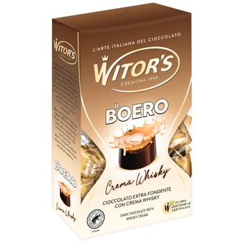 Witor's Il Boero Limoncello Dark Chocolate with Whisky Cream 145g - buy, prices for METRO - photo 1