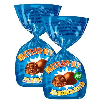 Конфеты Аметист Плюс Метеорит львовский в шоколаде - купить, цены на Чудо Маркет - фото 1