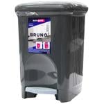 Eurogold Bruno Black Trash Bin with Pedal 5l