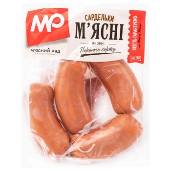 Сардельки М'ясні варені 1г газ, кг (ХМР) - купить, цены на Чудо Маркет - фото 1