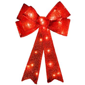 Tarrington House Red Bow Decoration 30LED 60cm - buy, prices for - photo 2