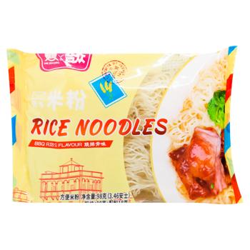 Hezhong BBQ Ribs Flavored Rice Noodles 98g