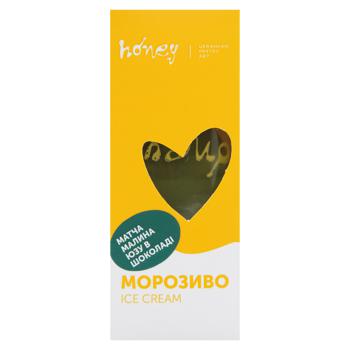 Honey Matcha-Raspberry in Chocolate Ice Cream 90g - buy, prices for WINETIME - photo 2