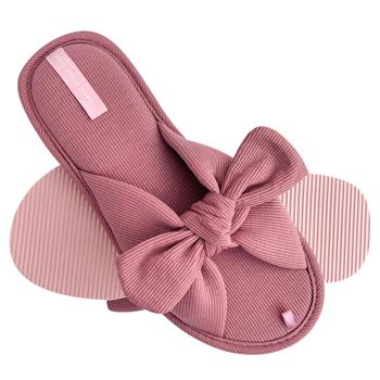 Twins HS-VL Bow-Cross Women's House Pink Slippers s.36/37 - buy, prices for Supermarket "Kharkiv" - photo 2