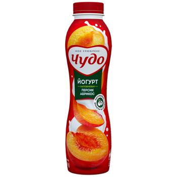 Йогурт Чудо Персик-абрикос 2,5% 520г - купить, цены на NOVUS - фото 1