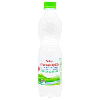 Auchan Truskavetska Mineral Slightly Carbonated Water 0.5l - buy, prices for Auchan - photo 1