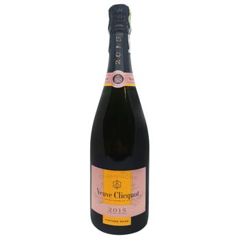 Шампанское Veuve Cliquot Vintage Rose розовое брют 12,5% 0,75л - купить, цены на Таврия В - фото 1