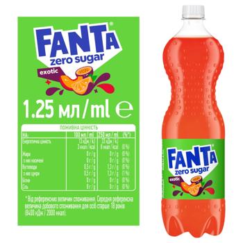 Напій газований Fanta Exotic Zero 1,25л - купити, ціни на Ідеал - фото 2
