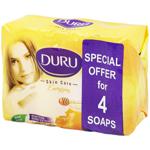 Duru Skin Care Solid Soap with Honey Extract 4x65g