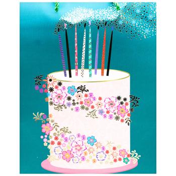 Пакет подарунковий паперовий 26*32*10см 738M-5985 - купити, ціни на КОСМОС - фото 4