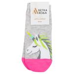 Lehka Khoda Children's Socks s.20-22 Silver Melange