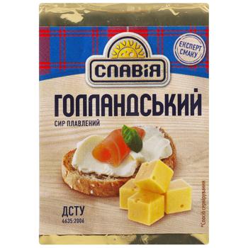 Сир плавлений Славія Голландський 38% 70г - купити, ціни на Auchan - фото 2