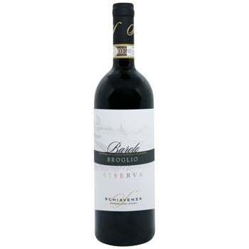 Вино Schiavenza Barolo Broglio Riserva красное сухое 15% 0,75л - купить, цены на WINETIME - фото 1