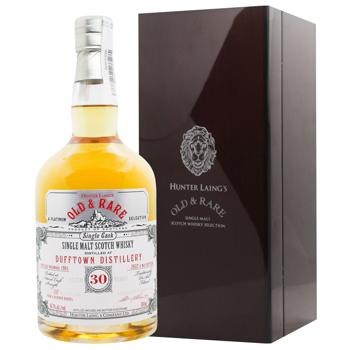 Віскі Old & Rare Dufftown 30 років 46,7% 0,7л - купити, ціни на WINETIME - фото 1