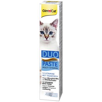 GimCat Duo Paste Multi-vitamin Paste Cat Snack with Tuna 50g - buy, prices for Auchan - photo 1