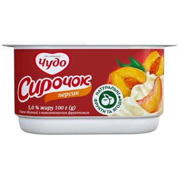 Chudo Peach Curd Dessert 5% 100g - buy, prices for COSMOS - photo 2