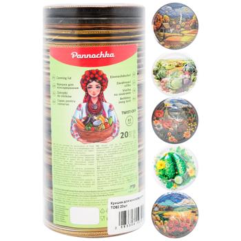 Крышка Панночка металлическая ТО82 20шт - купить, цены на ULTRAMARKET - фото 1