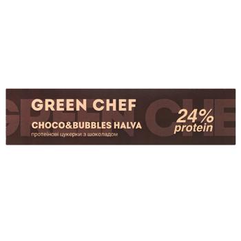 Green Chef Choco&Bubbles Halva Protein Candies with Chocolate 36g - buy, prices for Grono - photo 1