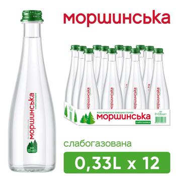 Вода мінеральна Моршинська Преміум слабогазована 0,33л - купити, ціни на METRO - фото 1