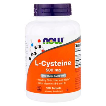 Now Foods L-Cysteine 500mg 100 tablets - buy, prices for Biotus - photo 1