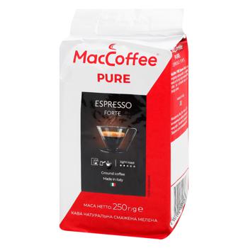 Кава MacCoffee Pure Espresso Forte мелена 250г - купити, ціни на Таврія В - фото 1