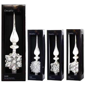 Decoris Snowflake Christmas Tree Top 10x4x35cm - buy, prices for METRO - photo 1
