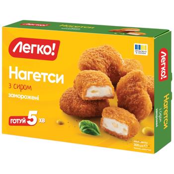 Legko! Frozen Chicken Nuggets with Cheese 300g - buy, prices for COSMOS - photo 1