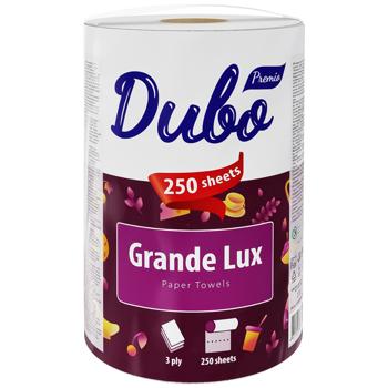 Рушники паперові Диво Premio Grande Lux 3-шарові білі 250 аркушів - купити, ціни на Ідеал - фото 1