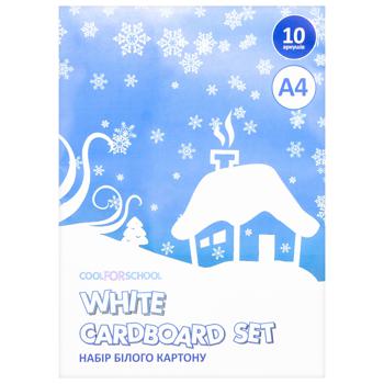 Cool for school White cardboard 10 sheets - buy, prices for METRO - photo 1